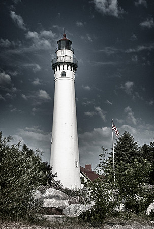 Windpoint lighthouse Racine, WI