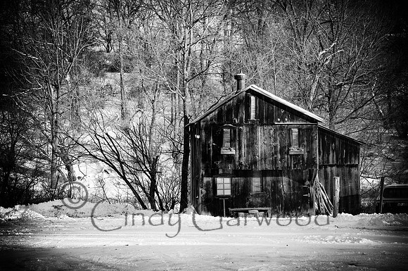 Diggings Barn BW-